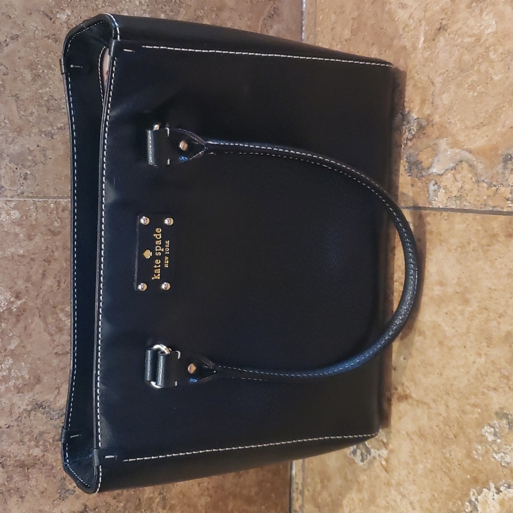 Black Kate Spade hand bag
